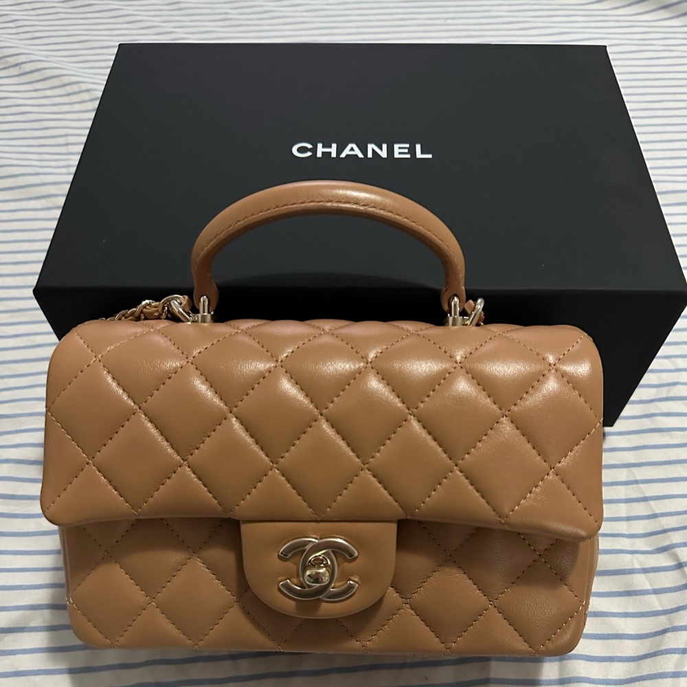 Chanel mini with top handle
